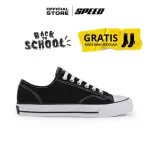 Basic Lo Hitam Putih - Sepatu Pria Wanita 33 - 43