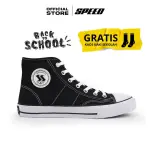 Basic Hi Hitam Putih - Sepatu Pria Wanita 33 - 43