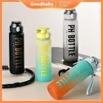Botol Minum Sport Food Grade 1 Liter | Tumbler Motivasi Free Stiker 2D+3D