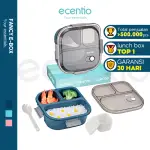 ecentio lunch box kotak bekal anti tumpah 3 grid 1100ml /850ml Kotak makan wadah bekal anti tumpah kotak sup 100ml Free Sendok