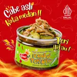 Teri Hijau Pete 150g - Sambal Pedas by Kitchen Medan