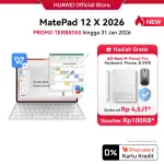 HUAWEI MatePad 12 X 2026 Tablet l PC-Level WPS 3.0 l Layar PaperMatte Ultra Jernih l M-Pencil Pro