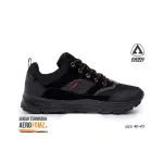 Aerostreet 40-43 Active Low Hitam Hitam Merah - Sepatu Sneaker Boots