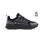Aerostreet Trex Outdoor Shoes Unisex Hitam/Hitam/Abu sepatu Boots Pria Wanita Sporty Aktivitas trekking hiking gunung Ringan Empuk Tidak Licin