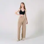 This Is April Celana Panjang MT Octave Cut Out Pants Brown