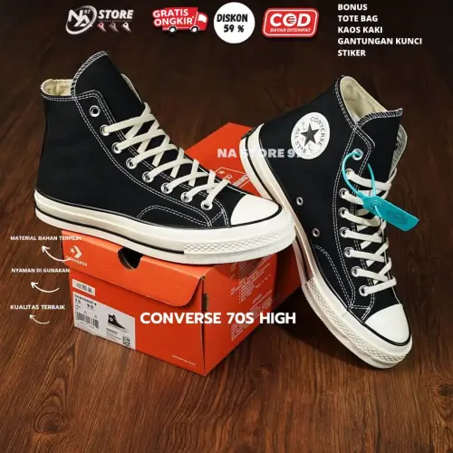 Sepatu Converse 70s Egret High BNIB