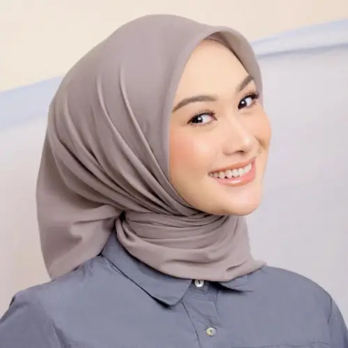 Hijab Paris Biasa Segi Empat Paris Jadul Part A