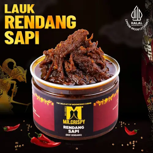Rendang Sapi Padang Suwir Mr.Crispy