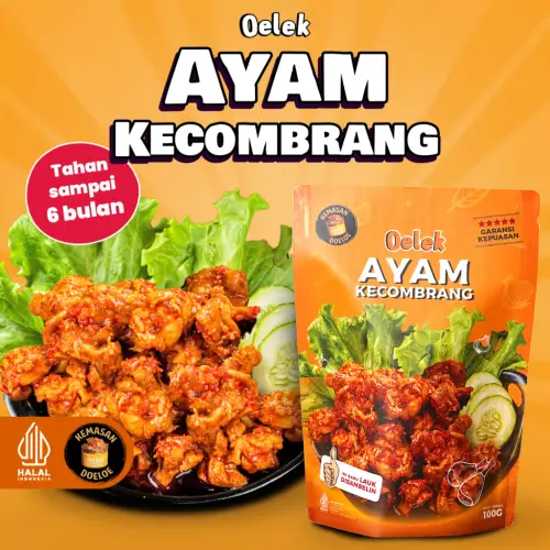 Oelek Ayam Kecombrang Oelek / Lauk Ayam Kecombrang / Lauk Siap Saji