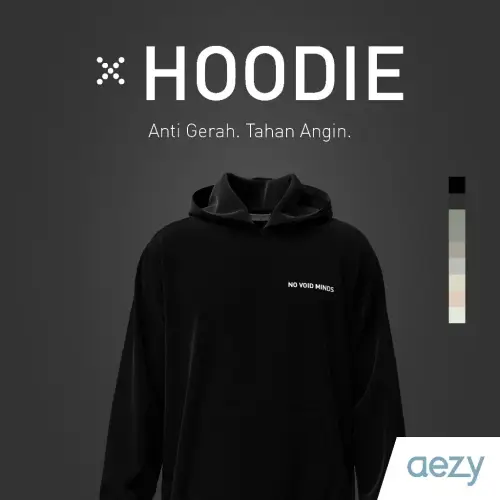 No Void Minds AEZY Signature xHoodie | Charcoal
