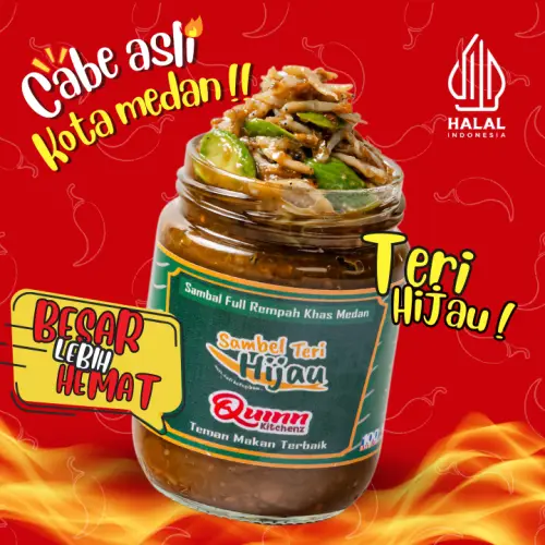 Teri Hijau Pete - Sambal Pedas by Kitchen Medan