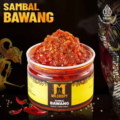 Sambal Bawang/Terasi/Jontor/Hijau/Rica Sambel Mr.Crispy