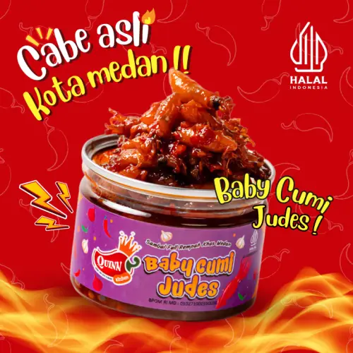 Baby Cumi Judes 150g - Sambal Pedas by Kitchen Medan