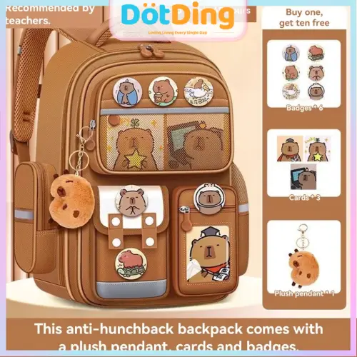 Ransel Sekolah Anti Pegal Kapasitas Besar 30L - Tahan Air & Ergonomis untuk Anak SD-SMP Warna Hitam Biru Merah