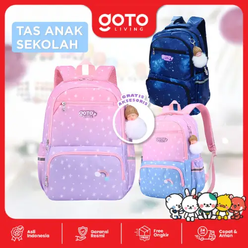 Goto Rasel Tas Sekolah Anak Perempuan Ransel TK SD Kids Bag Backpack