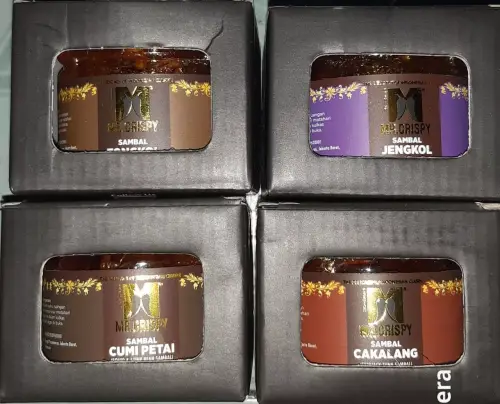 Paket Sambal Mr.Crispy/Paket Sambal 4 Pcs