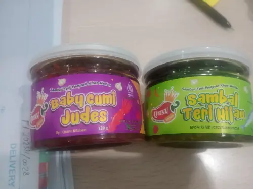 Teri Hijau Pete 150g - Sambal Pedas by Kitchen Medan