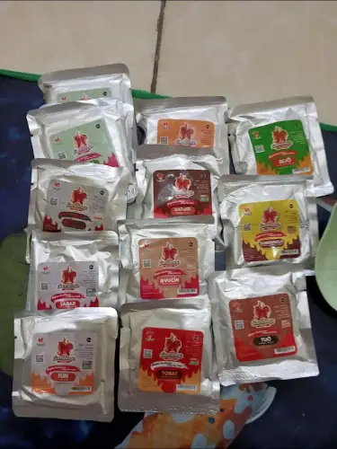 Sambal Sachet Mix Varian Free Mangkuk