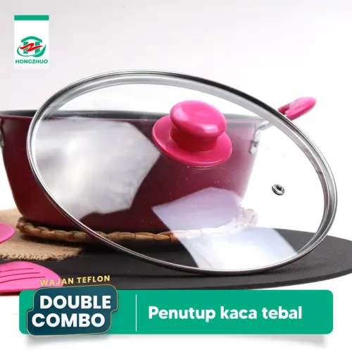 Hongzhuo Panci Set Isi 6pcs Pot Series | Panci Terlengkap dengan Tutupan dan Spatula