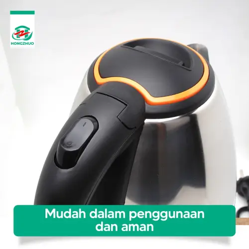 Hongzhuo Teko Listrik 2 Liter Full Stainless Steel Pemanas Air Electric Kettle Ketel Besar Otomatis 500 Watt