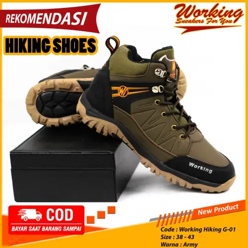 Working Sneakers For You Sepatu Pria Kulit Boot G-01