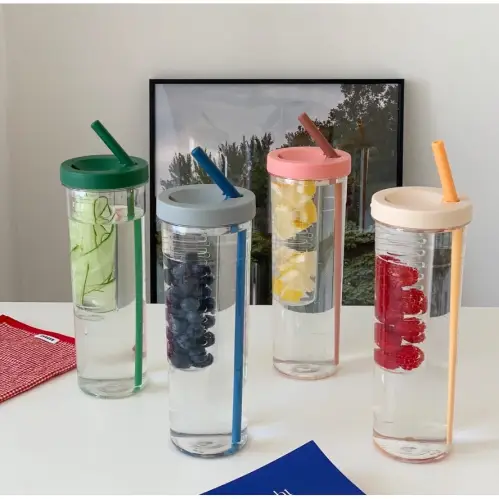  Botol Minum Infused 700ml / Botol Minum Sedotan / Botol Sedotan Infused / Tumblr Cup Infused