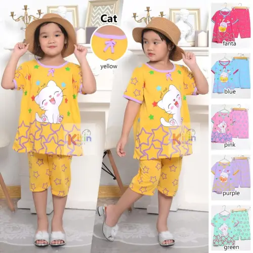 SETELAN BAJU MAIN DAN HARIAN ANAK CEWEK/PEREMPUAN JUMBO 7-12 TAHUN