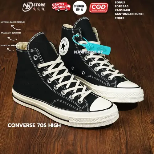 Sepatu Converse 70s Egret High BNIB