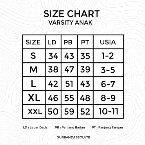 X Urband Absolute Jaket Baseball Varsity Full Embroider