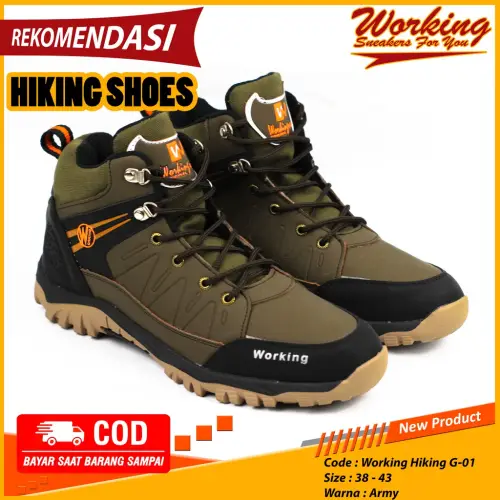Working Sneakers For You Sepatu Pria Kulit Boot G-01