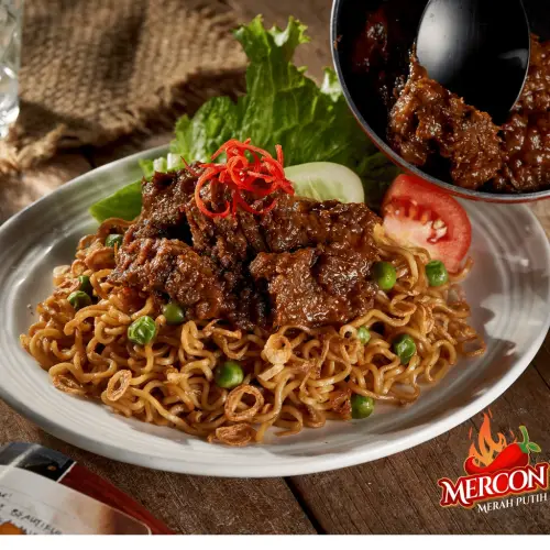 Mercon Merah Putih - Satuan || Limited Edition !! Rendang Sapi