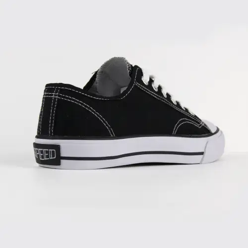 Basic Lo Hitam Putih - Sepatu Pria Wanita 33 - 43