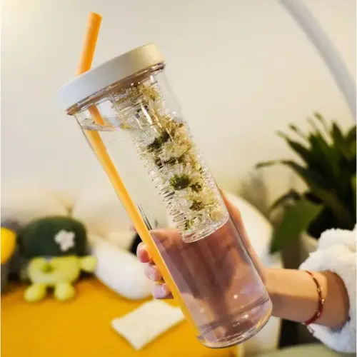  Botol Minum Infused 700ml / Botol Minum Sedotan / Botol Sedotan Infused / Tumblr Cup Infused