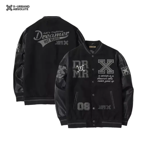 X Urband Absolute Jaket Baseball Varsity Full Embroider