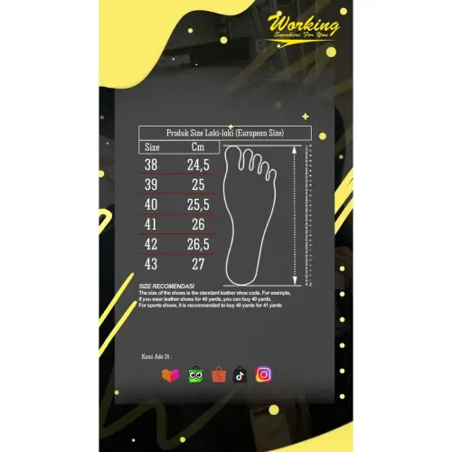 Working Sneakers For You Sepatu Kasual Pria T-05