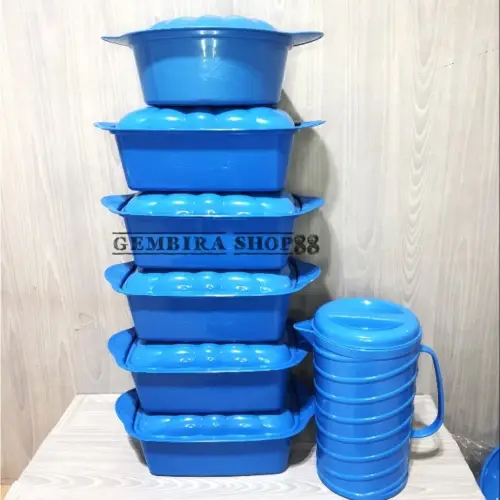 WADAH PRASMANAN / WADAH SAJI SET 7 PCS 5 SEGI + 1 BULET + 1 TEKO