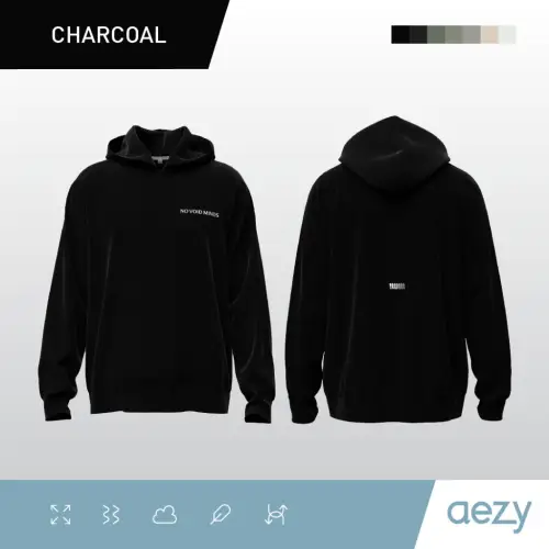 No Void Minds AEZY Signature xHoodie | Charcoal
