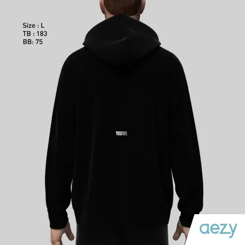 No Void Minds AEZY Signature xHoodie | Charcoal