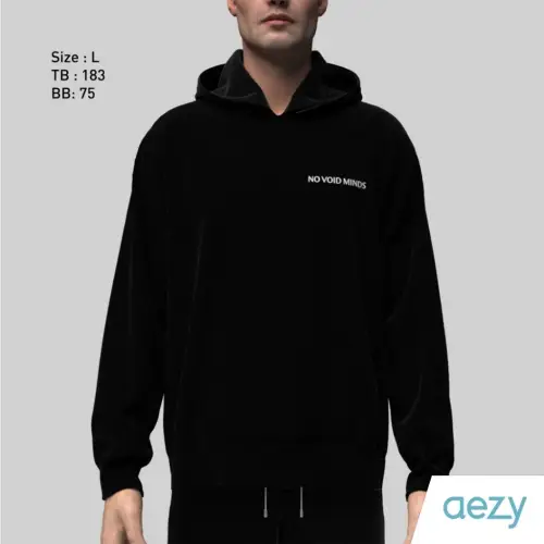 No Void Minds AEZY Signature xHoodie | Charcoal