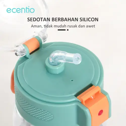 ecentio botol anak anak/Botol Minum anti bocor Drinking Bottle 500ml Stiker gratis