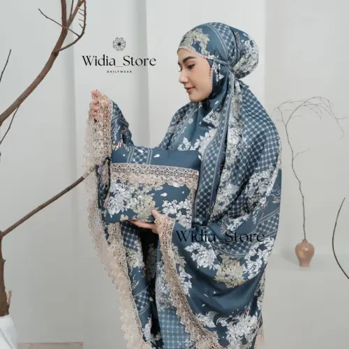Mukena Dewasa Maxmara Silk Premium 2in1 New Series|Renda Mewah