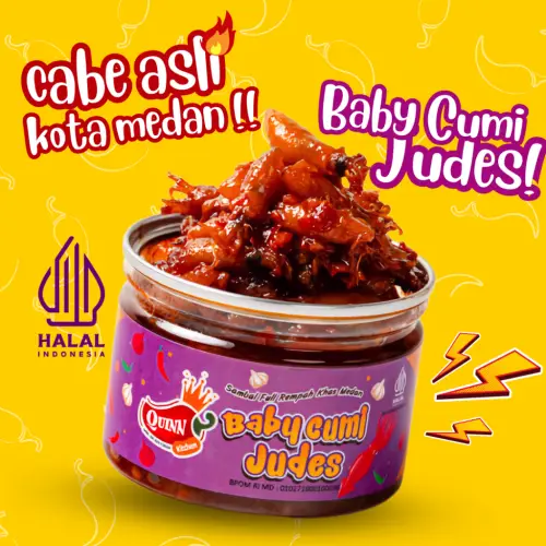 Baby Cumi Judes 150g - Sambal Pedas by Kitchen Medan