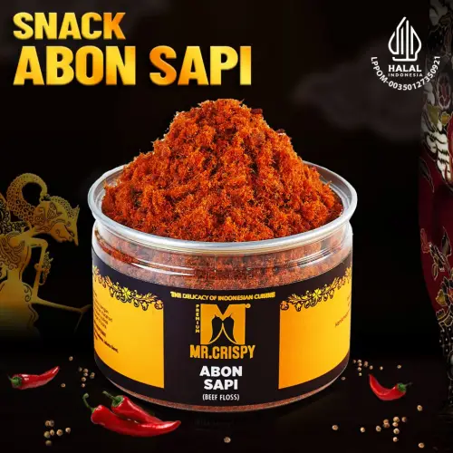 Abon Sapi/Abon Ayam/Abon Ikan Super Mr.Crispy