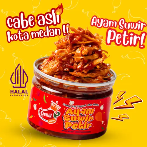 Ayam Suwir Petir 150g - Sambal Pedas by Kitchen Medan