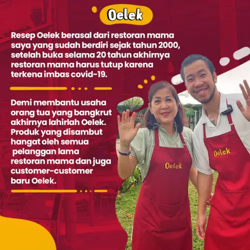 Oelek Ayam Kecombrang Oelek / Lauk Ayam Kecombrang / Lauk Siap Saji