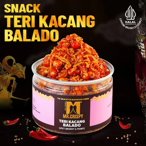 Teri Kacang Balado/Teri Medan Mr.Crispy