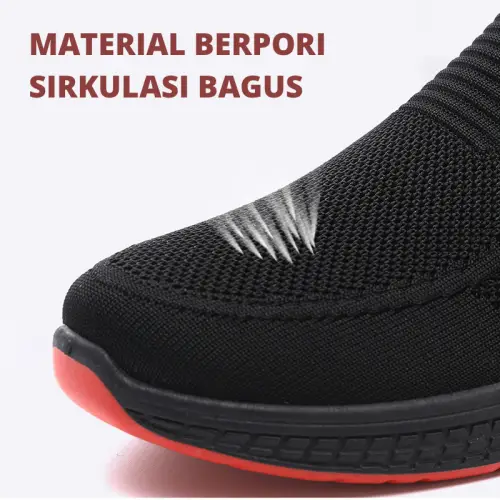 Leedoo Sepatu Pria Slip On Kekinian Olahraga Sepatu Sneakers Pria Running karet Shoes Fashion Pria keren MR131