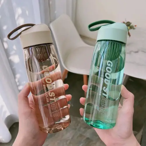 BOTOL MINUM AESTHETIC WATER BOTTLE TERMOS BOTOL BENING ESTETIK BOTOL MINUMAN PLASTIK BERKUALITAS PREMIUM