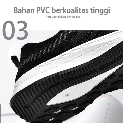 Leedoo Sepatu Kerja Pria Casual Jogging Lari Sneakers Fashion Kekinian Kets Sport Shoes MR158
