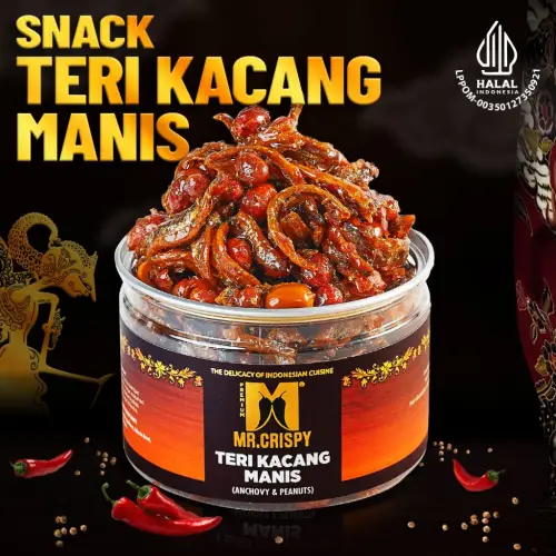 Teri Kacang Gula Aren Mr.Crispy